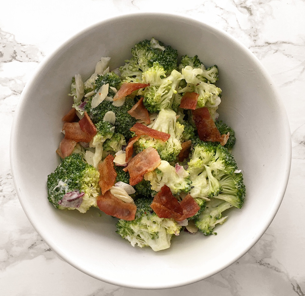 Broccoli Salade - Ketodieet Salade Recept Diner Lunch - Keto voor Beginners Koolhydraatarm België Nederland