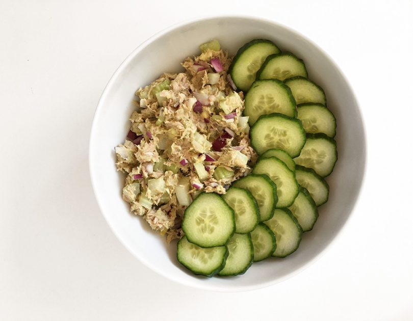 Tonijnsalade met Komkommer - Ketodieet Recept - Salade - Keto voor Beginners Nederland België