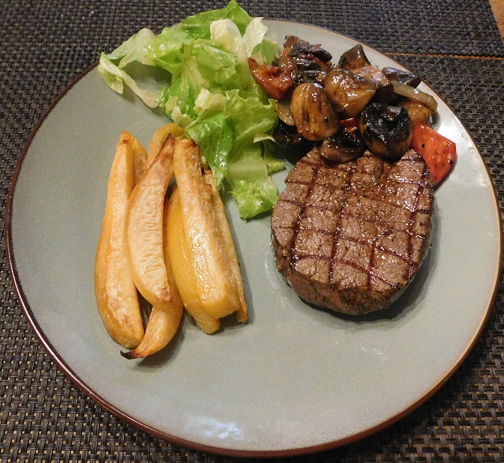 Steak-friet Koolraapfrietjes - Keto voor Beginners Avondeten Diner Recept - Ketogeen dieet Nederland België