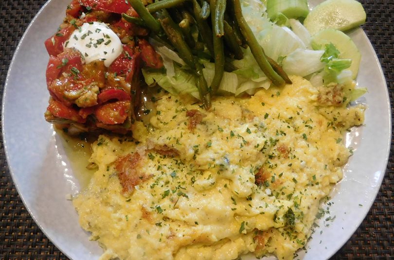 oven omelet met drie kazen - keto voor beginners - ketogeen dieet recept diner avondeten - weekmenu