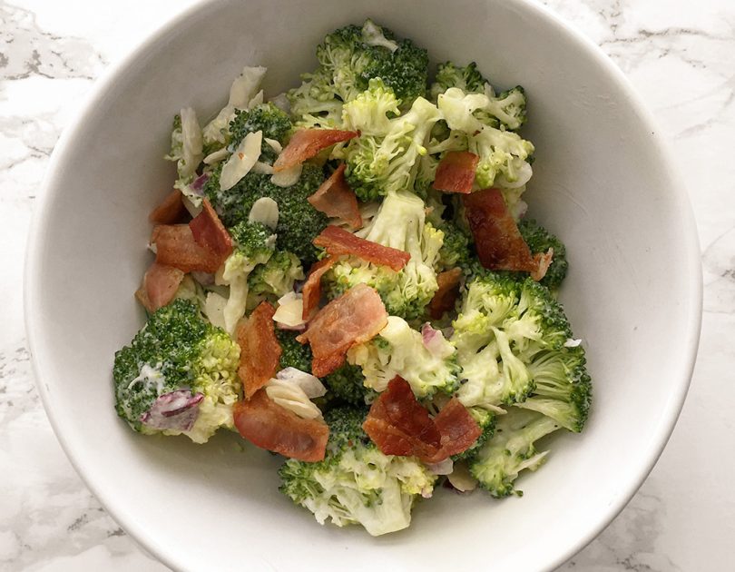 Broccoli Salade - Ketodieet Salade Recept Diner Lunch - Keto voor Beginners Koolhydraatarm België Nederland